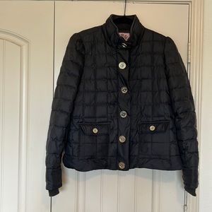 Vintage Juicy Couture puff sleeve puffer jacket with gold buttons